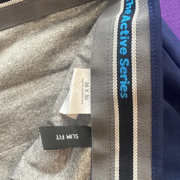 Mens Haggar suit jacket (44R) and pant (36x30) - Picture 3 of 5